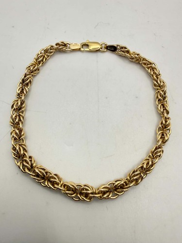 9ct byzantine bracelet - byzantine,