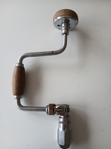 Vintage ratchet hand drill - hand,