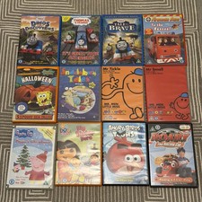 12 x DVD Bundle Toddler Kids Mix DVDS Thomas the Tank DORA Fireman Sam + More