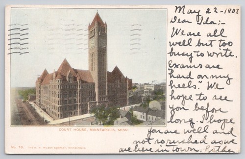 1907 minneapolis courthouse - 1907,