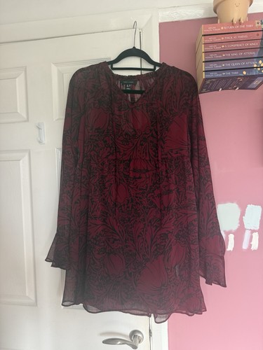Red and black - mesh, look