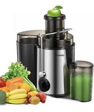 Juicer Machines FOHERE Centrifugal Juicer Extractor Max Power 900W Large 3” Feed