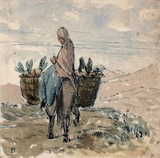 Antique Miniature Watercolour