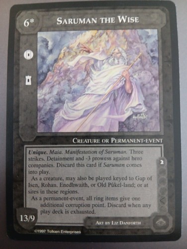 Saruman the wise meccg - -,