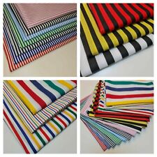 Candy Stripe Polycotton Fabric