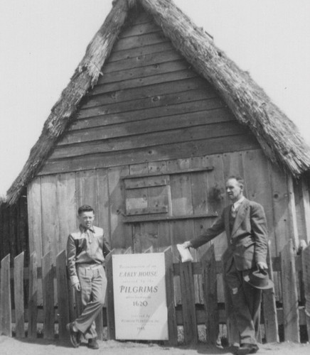 1950s men standing pilgrim - 1950s,