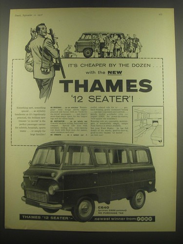 1958 ford thames seater - 1958,