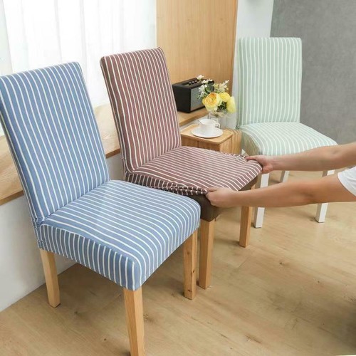 Stripe dining chair covers - dining,