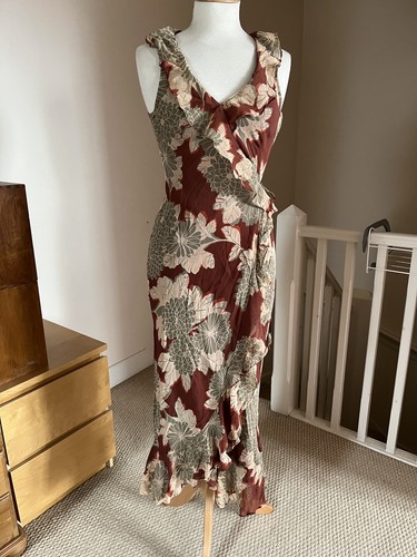 Vintage monsoon wrap dress - vintage,