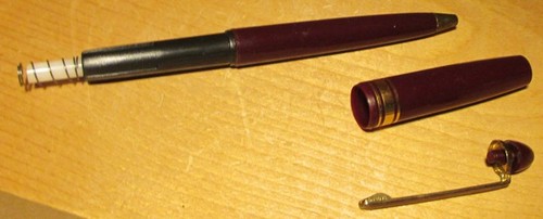 Vintage burgundy cartridge - burgundy,