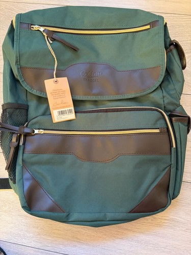 Cotton traders green backpack - cotton,