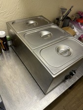 Infernus Electric Bain Marie – 3 x GN 1/3 Pans