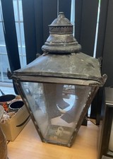 Antique/ Vintage Copper Gas Street Lamp Light Cast Iron  Vintage Antique