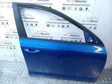 SKODA OCTAVIA 2014 Mk3 5E Right Driver Front Door 5E0831052 Blue LF5W