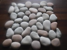 1m2 Coral/Pink & White Pebble Mosaic Tile @ 30 x 30 cm @ ONLY £58.99 per m2