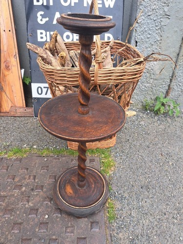 Edwardian bobbin turned oak - edwardian,