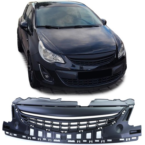 Grille without emblem black - grille,