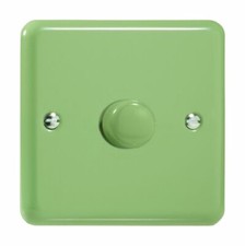 Varilight JYP401.BG Beryl Green 1 Gang 2W Push-On/Off LED Dimmer 0-120W V-Pro
