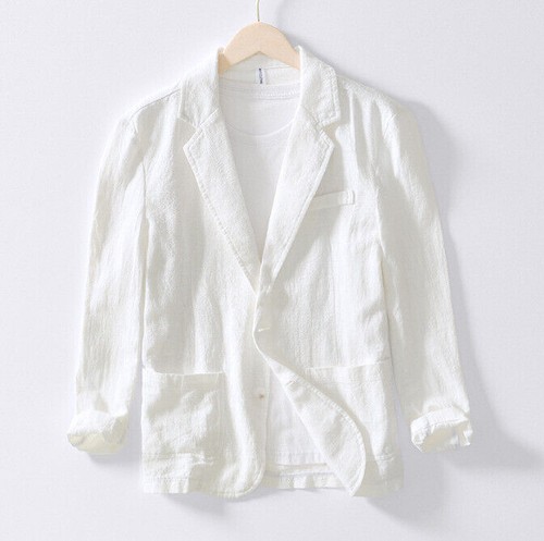 Mens linen lapel - mens, comfort