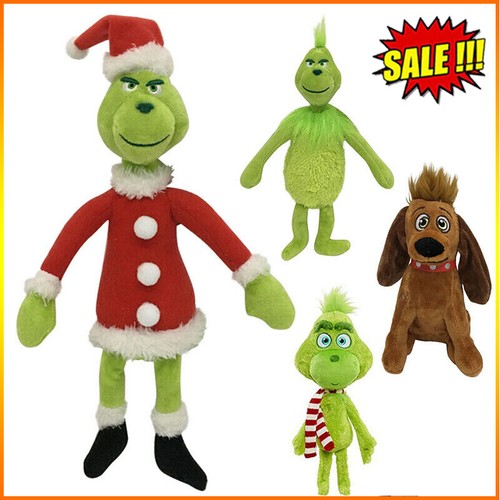 Christmas grinch plush doll - ,