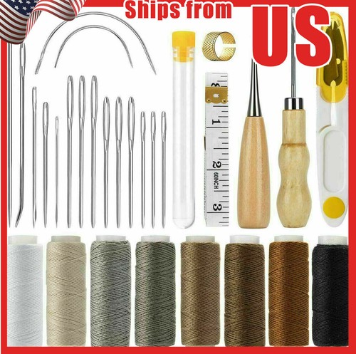 Leather waxed thread - leather,