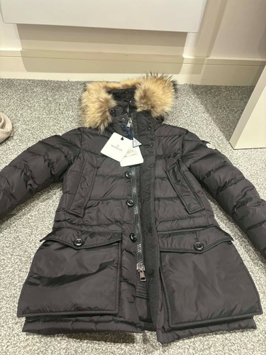 Black moncler clunye coat - moncler, size