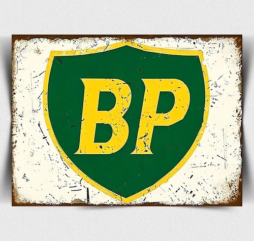 Petrol oil metal garage - bp,