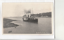Vintage Postcard - 'La Marguerite' Approaching Menai Bridge , Anglesey , Wales .