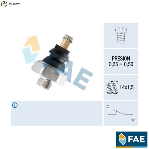 Oil pressure switch 10250 - oil, for
