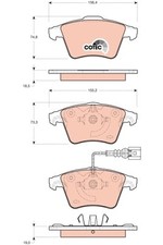 FRONT BRAKE PAD SET DISC BRAKE