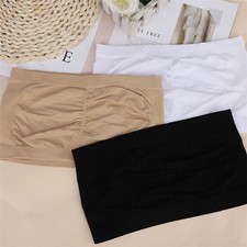 3 Pack Women Ladies Strapless