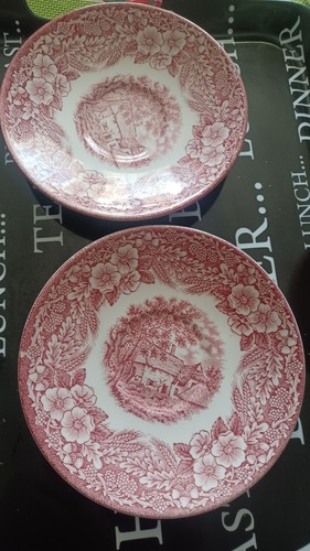 Broadhurst ironstone plates - broadhurst,