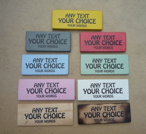 Personalised wooden sign - wooden,