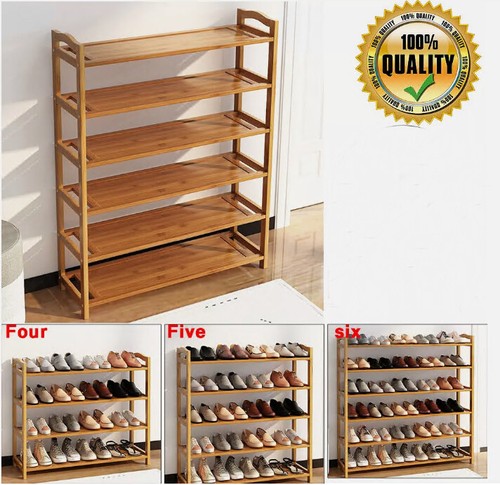 Tiers bamboo shoe - bamboo, rack