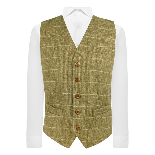 Luxury green herringbone - green,