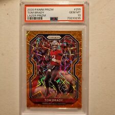Tom Brady 2020 Panini Prizm Lazer Holo Prizm #255  PSA 10 Gem Mint 