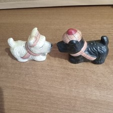 Scottish Scottie dog salt and