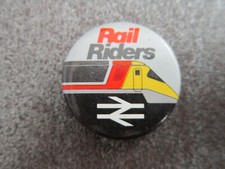Rail Riders Pin Badge Button