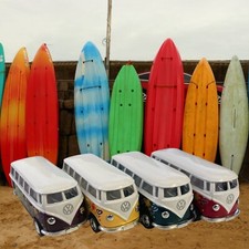 Mini Metal VW surf bus hippy campervan die cast pull back models Christmas Xmas