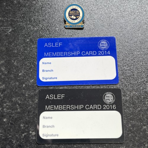 Aslef year badge - aslef, &