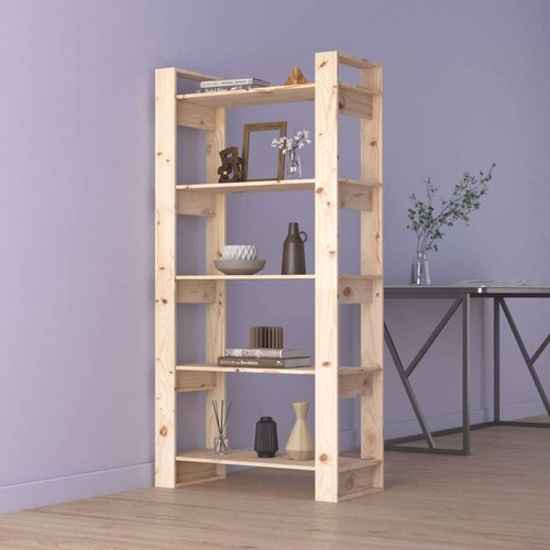 Solid pine bookcase room - bookcase,