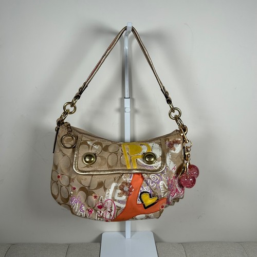 Coach poppy graffiti beige - poppy,