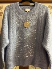 Women's Jumper by Apricot wool mix  Size Small Pale Blue New with Tags