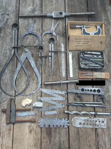 Vintage engineering tools - vintage,