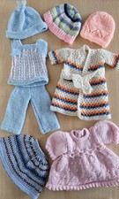 Knitted Dolls Clothes Bundle ~