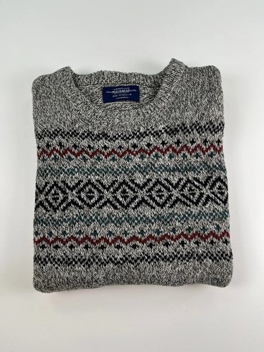 Pull bear grey fair isle - grey,