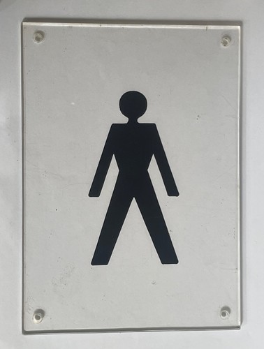 Vintage acrylic gentlemen - vintage,