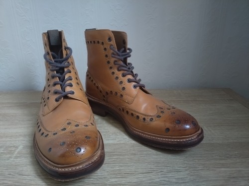 Grenson fred brown boots - fred, uk