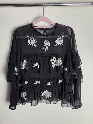 Zara woman black white - zara,