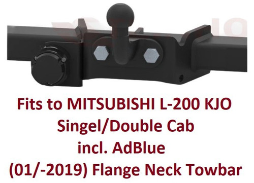 Flange neck tow - neck, bar